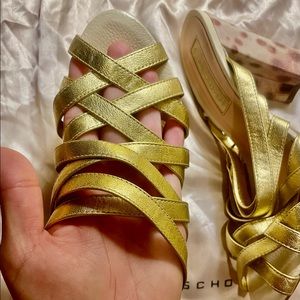 Jorge Bischoff Sandals Gold - Size: 7/5